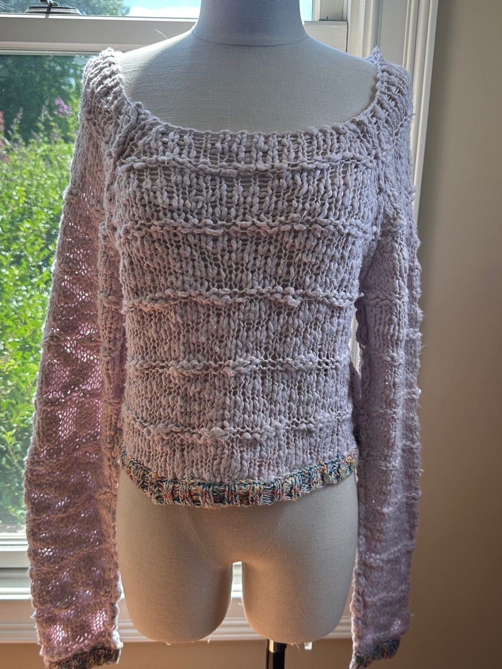 Free People West Palm Cropped Sweater, Small - Picture 4 of 11